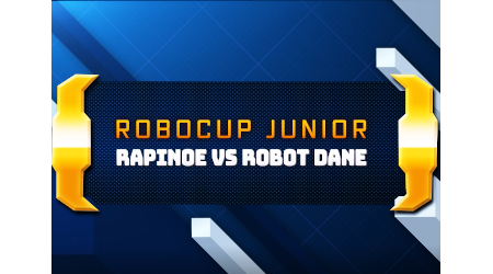 Logo Rapinoe vs Robot Dane