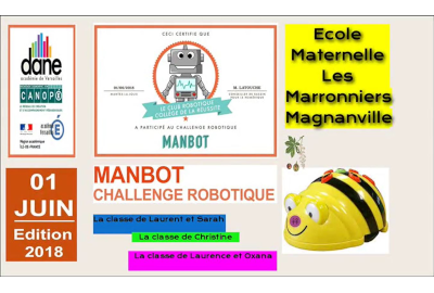 Logo Manbot 2018 - école maternelle 
